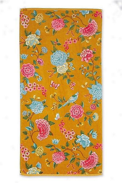 PiP Studio Handtuch Good Evening Yellow 70X140 Gelb 100% Cotton, terry velo günstig online kaufen