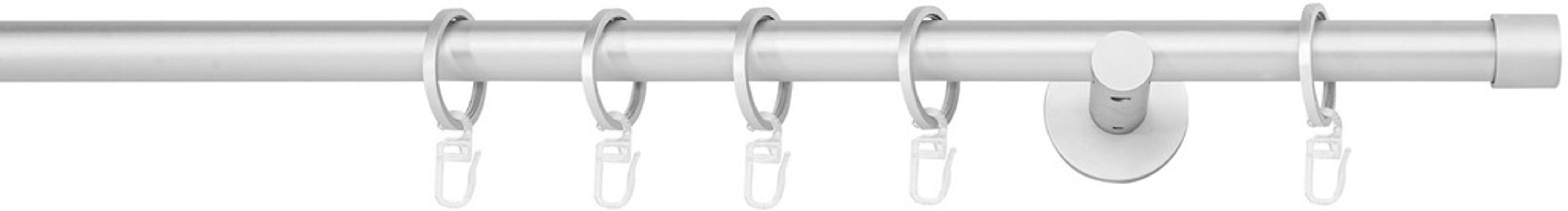 mydeco Gardinenstange "20mm Cap Wandträger 6,5 cm" 1 läufig-läufig Fixmaß günstig online kaufen
