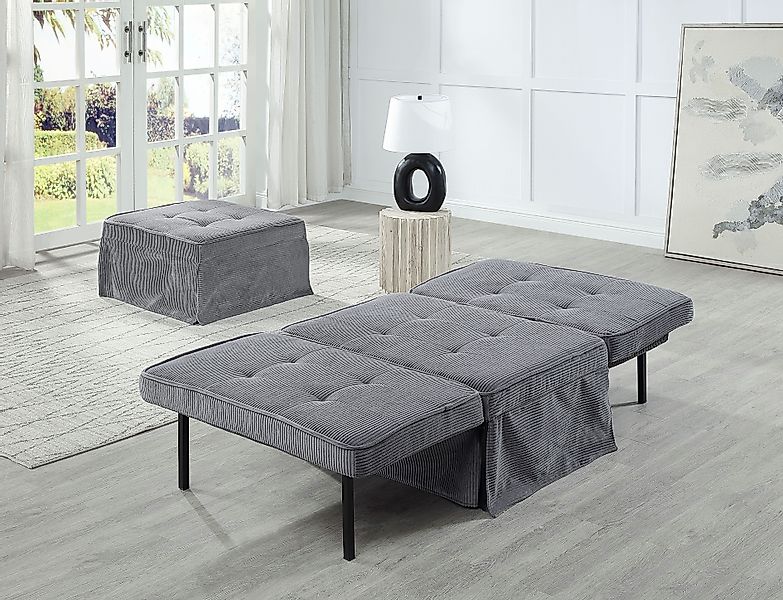 ATLANTIC home collection Schlafsofa "Finn" wandelbar zum Loungesessel, Rela günstig online kaufen