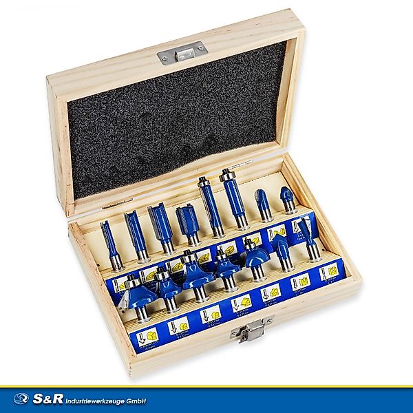 S&R Fräsbohrer HM, Holzfräs-Bits mit 8mm günstig online kaufen