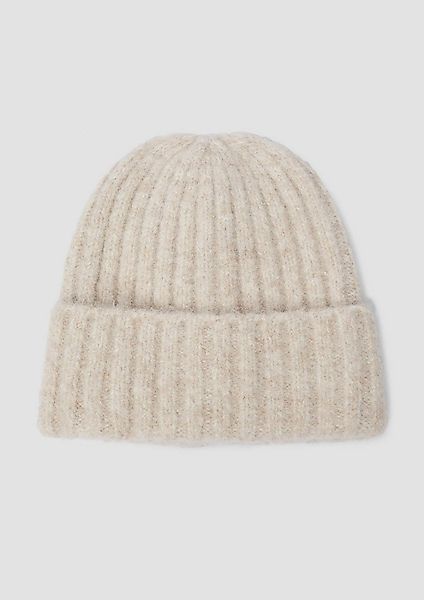 s.Oliver Strickmütze Mütze Strick-Beanie mit Wollanteil günstig online kaufen