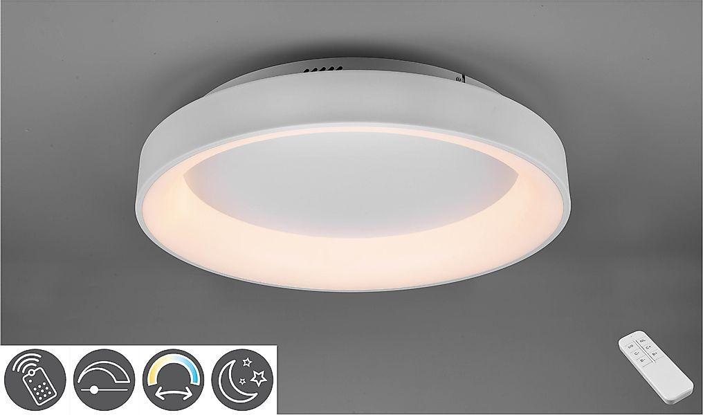 TRIO Leuchten LED Deckenleuchte GIRONA, Dimmer, günstig online kaufen