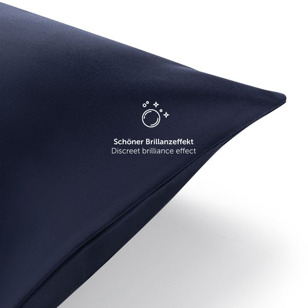 Blumtal Kissenbezüge Premium Mako Satin Kissenbezug, günstig online kaufen