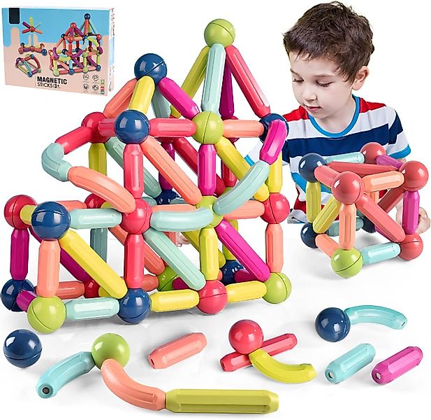 HEYHIPPO Lernspielzeug für Kinder, magnetische Bausteine, günstig online kaufen