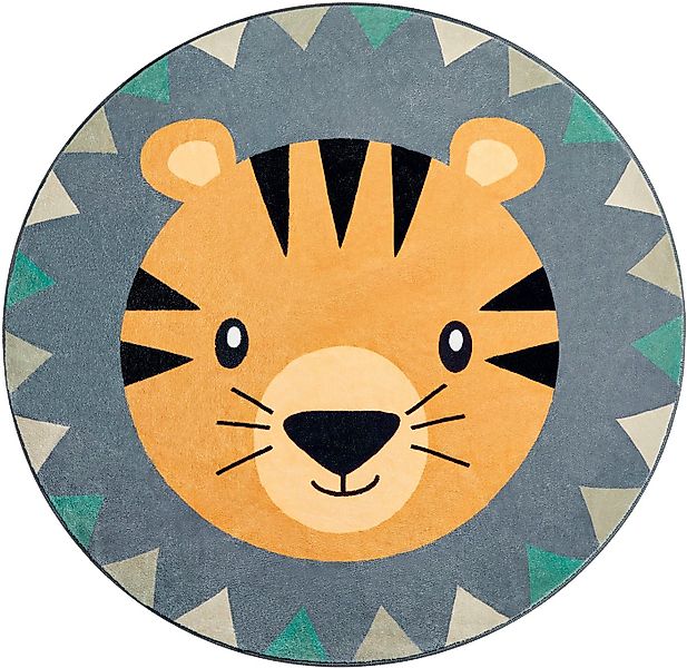 Paco Home Kinderteppich Tosbik 482, rund, Höhe: 12 mm, Spielteppich, Kurzfl günstig online kaufen