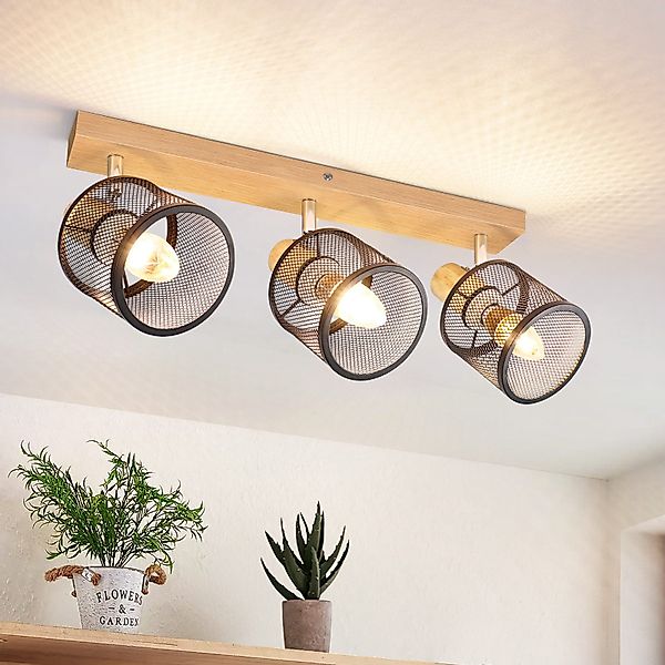 ZMH Deckenstrahler Wohnzimmer 3 Flammig Schwenkbar günstig online kaufen