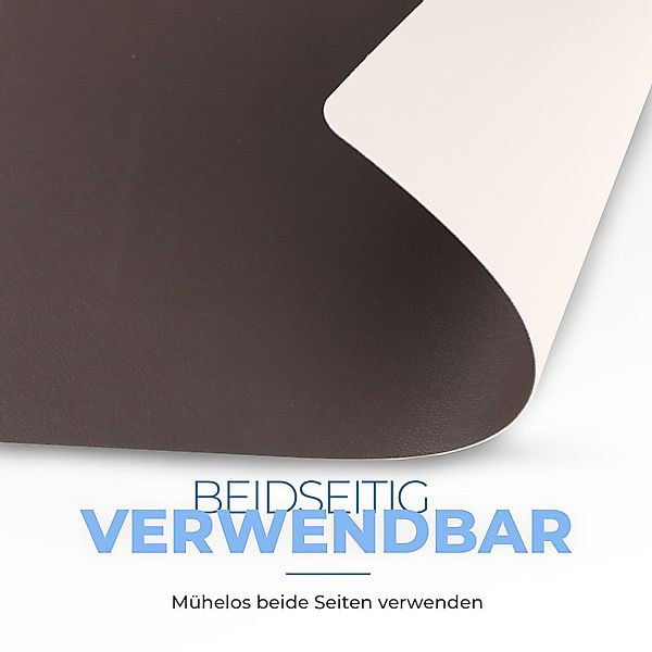 Bestlivings Platzset Kunstleder Uni/Struktur, (6-St), Tischset, günstig online kaufen