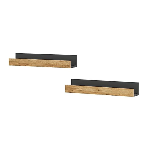 Vicco Bücherregal Tomy, Anthrazit/Goldkraft Eiche, 60 günstig online kaufen