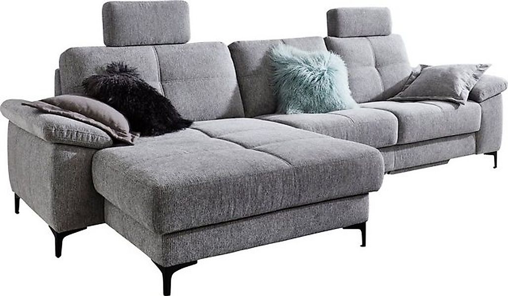 3C Carina Ecksofa Burnaby L-Form, 2 Kopfstützen, optional mit Schlaf- und m günstig online kaufen