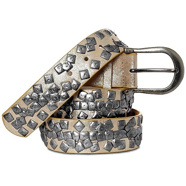 Caspar Nietengürtel GU256 Damen Vintage Nietengürtel günstig online kaufen