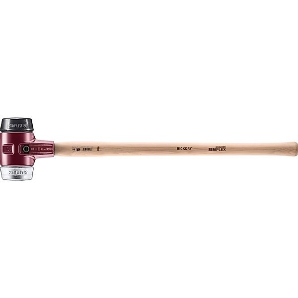 Halder Simplex Vorschlaghammer Ø 80 mm Gummi Schwarz   Weichmetall mit Temp günstig online kaufen