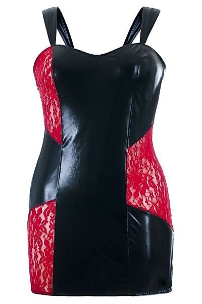 Andalea Minikleid Minikleid in schwarz/rot - günstig online kaufen