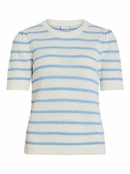 Vila Kurzarmpullover "VIDALO O-NECK S/S STRIPE KNIT-NOOS" günstig online kaufen