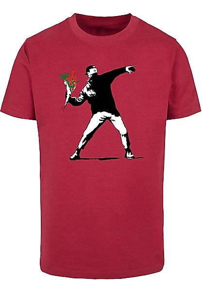 Merchcode T-Shirt "Merchcode Banksy - Love Is In The Air T-Shirt", 1 Stk. günstig online kaufen