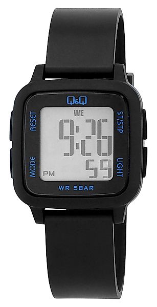 Q&Q Quarzuhr G02A Digital, Kunststoff, Silikonarmband, günstig online kaufen