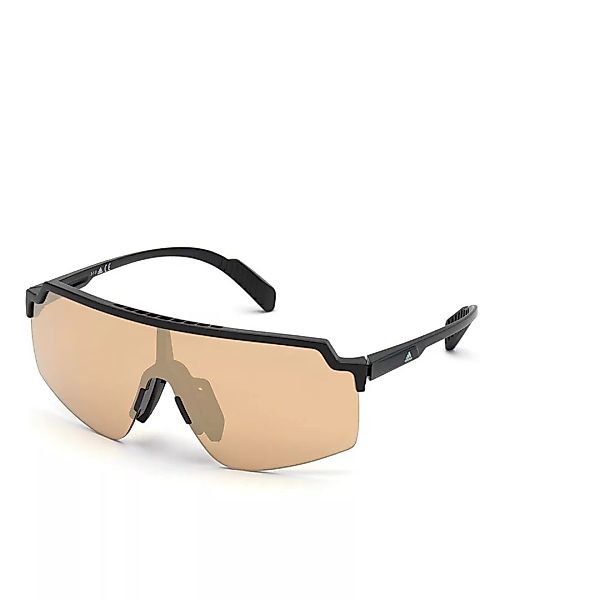 Adidas Sp0018 Sonnenbrille Mirror Brown/CAT3 Shiny Black günstig online kaufen
