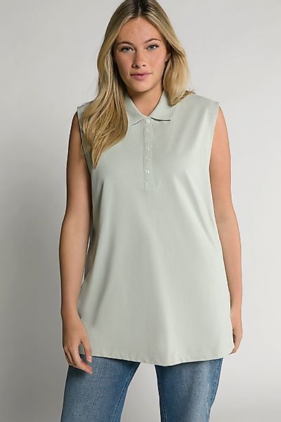 Ulla Popken Poloshirt Polotop Regular Polokragen günstig online kaufen