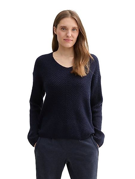 TOM TAILOR Strickpullover, mit V-Ausschnitt günstig online kaufen