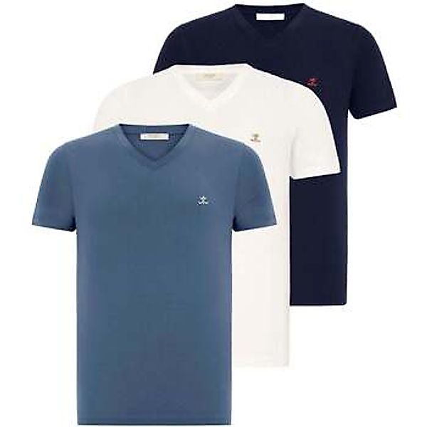 Antioch  T-Shirts & Poloshirts Chase Regular Fit V-Neck T-shirt günstig online kaufen