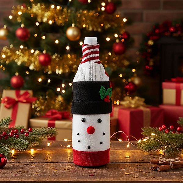 Kamelio Dekofigur Flaschenpullover Weihnachten Flaschenüberzug Weinflaschen günstig online kaufen