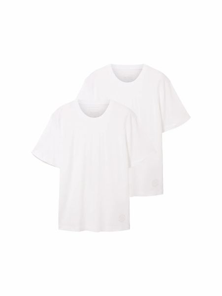 TOM TAILOR T-Shirt, (Packung, 2 tlg.), unifarben günstig online kaufen