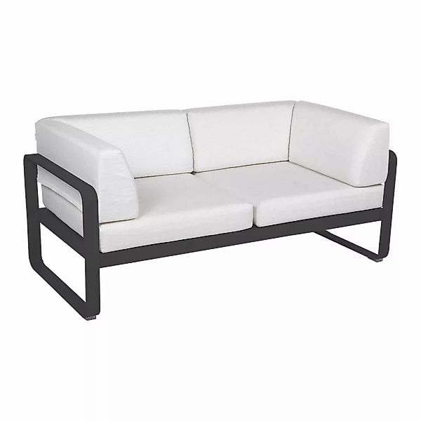 Bellevie 2-Sitzer Club Sofa 47 Anthrazit 81 Grauweiß günstig online kaufen