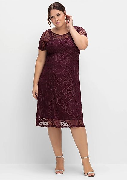 Sheego Spitzenkleid "Spitzenkleid" günstig online kaufen