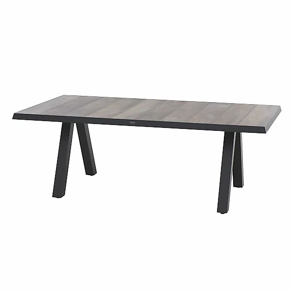 Siena Garden Gartentisch Tirana Rechteckig Washed Grau 103 cm x 203 cm günstig online kaufen