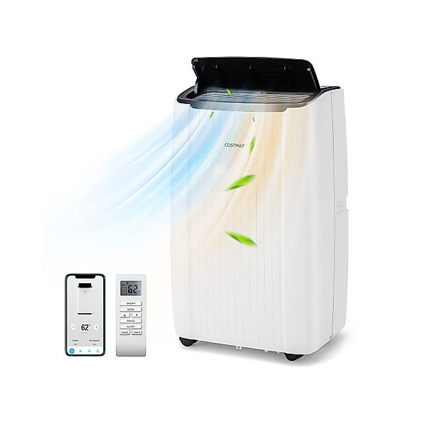 COSTWAY 4-in-1-Klimagerät, mobil, 14000BTU, für Räume günstig online kaufen