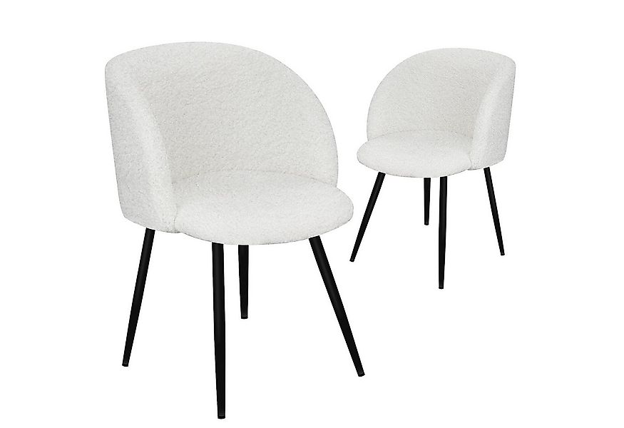 HOMELUX Polsterstuhl Esszimmerstuhl 2/4 Set, Küchenstuhl mit Armlehnen & Me günstig online kaufen