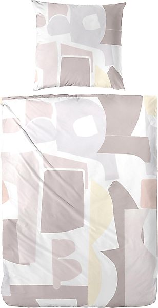 Primera Bettwäsche "puzzle" 2 Stk. mit strukturierten und kunstvoll angeord günstig online kaufen
