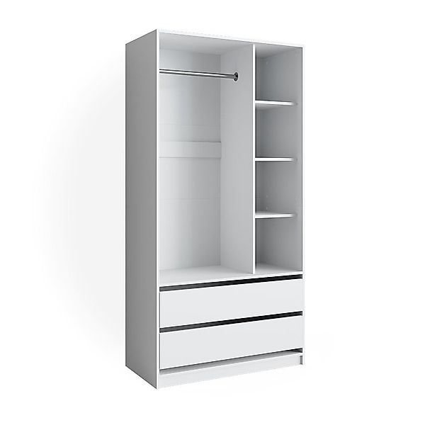 Vicco Kleiderschrank Elmo, Weiß, 100 x günstig online kaufen