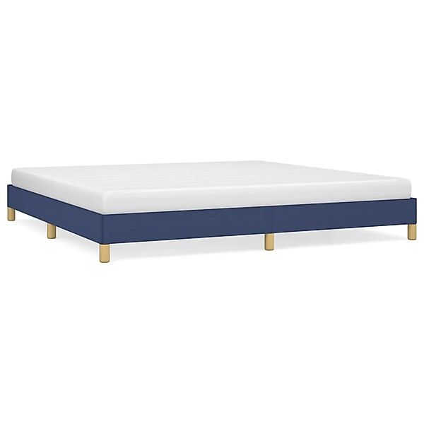 vidaXL Bettgestell Blau 200x200 cm Stoff Modell 11378342 günstig online kaufen