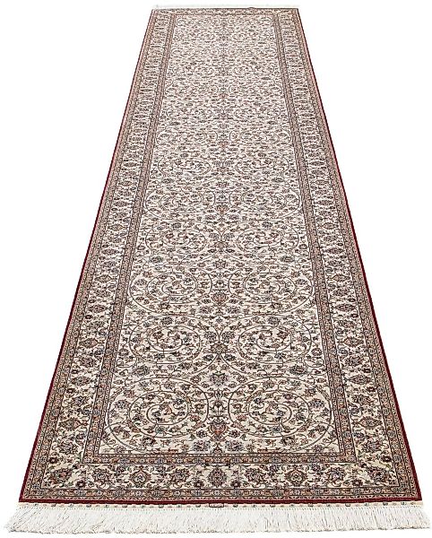 morgenland Orientteppich »Hereke - 368 x 78 cm - dunkelrot«, rechteckig, Wo günstig online kaufen