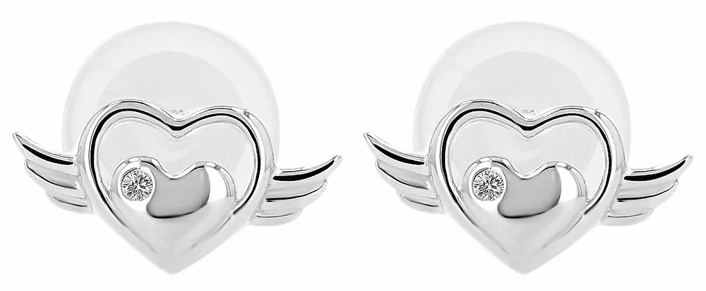 Adelia´s Paar Ohrhänger "Damen Ohrringe – Ohrstecker aus 925 Silber mit Zir günstig online kaufen