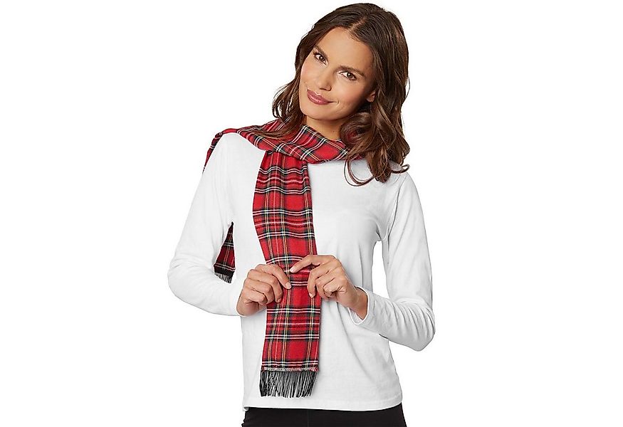 dressforfun Halstuch Schneefrau Schal kariert günstig online kaufen