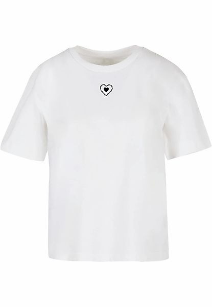 Miss Tee T-Shirt "Miss Tee Damen Good Vibes Only Heart Tee", (1 tlg.) günstig online kaufen