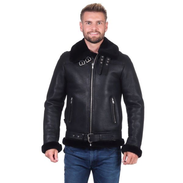 Hollert Lederjacke Herren Lammfelljacke JAMES Merino günstig online kaufen