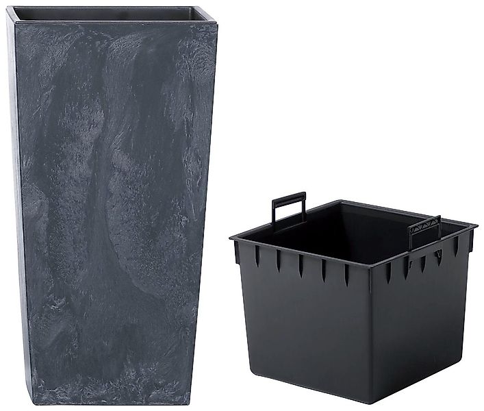 Prosperplast Pflanzkübel "Urbi Square Effect" BxTxH: 22x22x42 cm günstig online kaufen