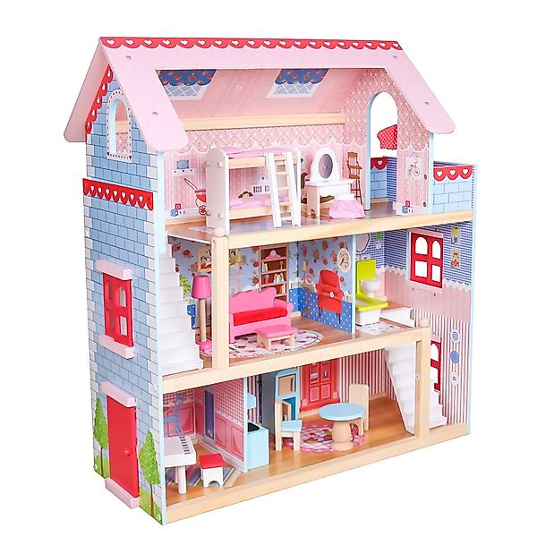 Infantastic Puppenhaus Holz, mit LED, Möbel, günstig online kaufen