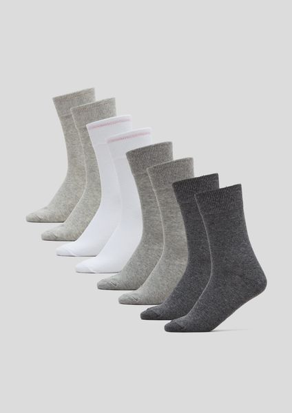 s.Oliver Socken essentials (8-Paar) mit weichem günstig online kaufen