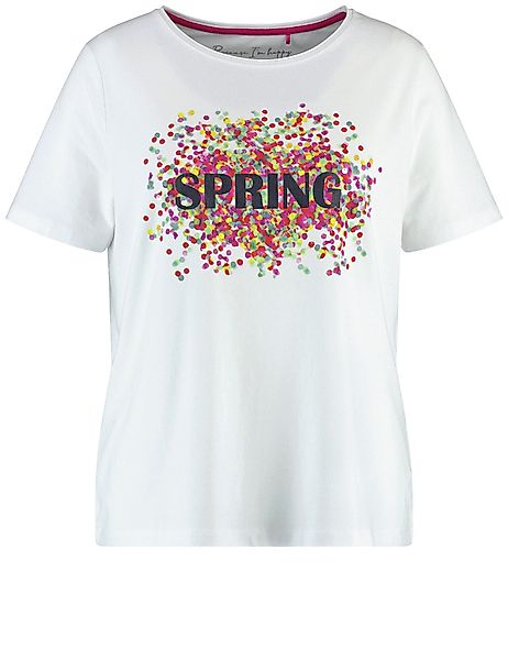 Samoon Shirtbluse T-Shirt mit Wording günstig online kaufen