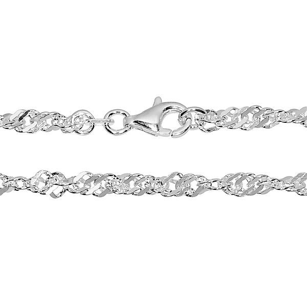OSTSEE-SCHMUCK Silberkette Ostsee-Schmuck Kette Singapur 3,3 günstig online kaufen