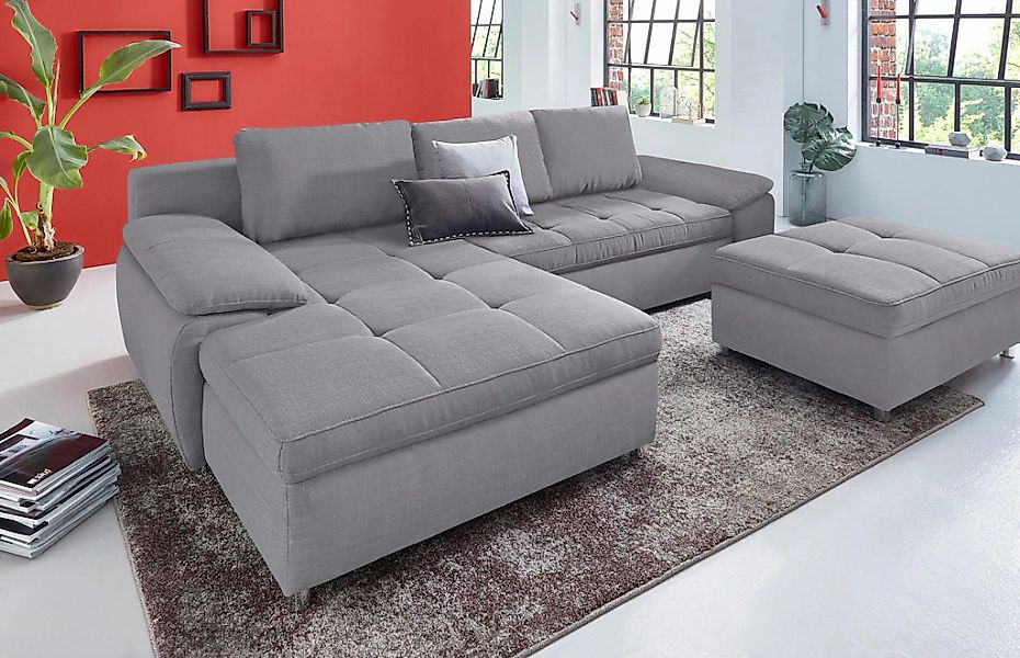 sit&more Ecksofa "Labene L-Form", wahlweise mit Bettfunktion und Bettkasten günstig online kaufen