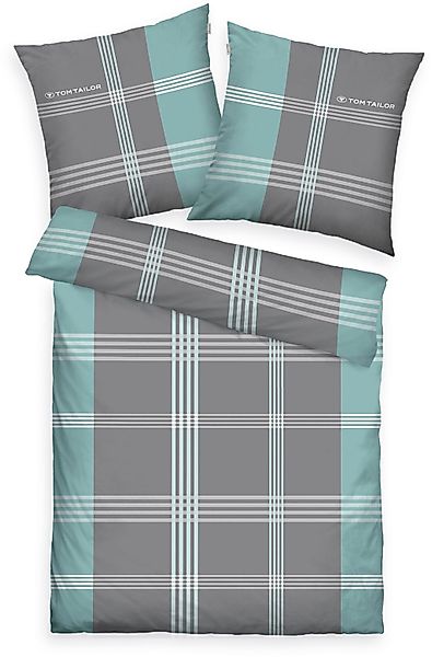 TOM TAILOR HOME Bettwäsche "Ole" 2 Stk. tlg. karierte Bettwäsche aus Baumwo günstig online kaufen