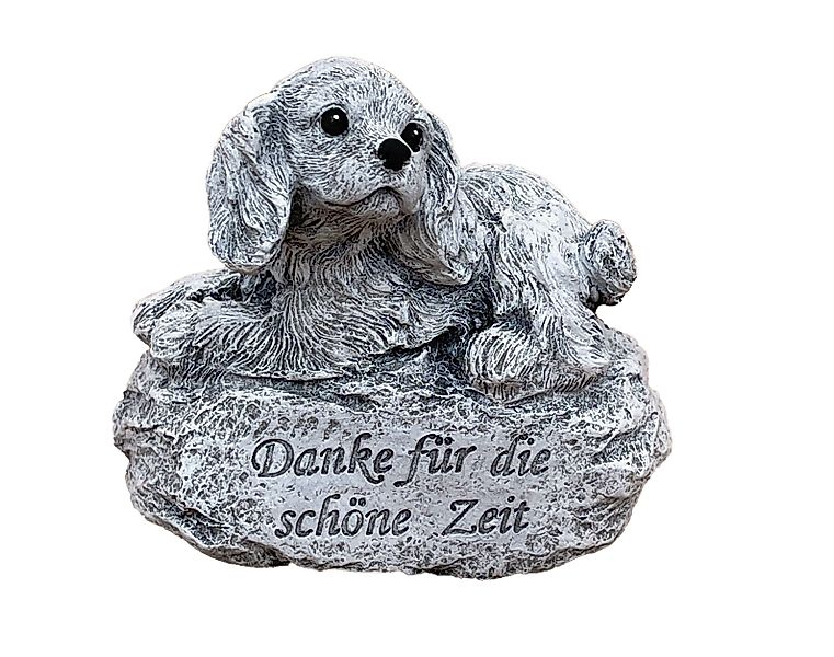 Stone and Style Gartenfigur Grabschmuck Hund günstig online kaufen