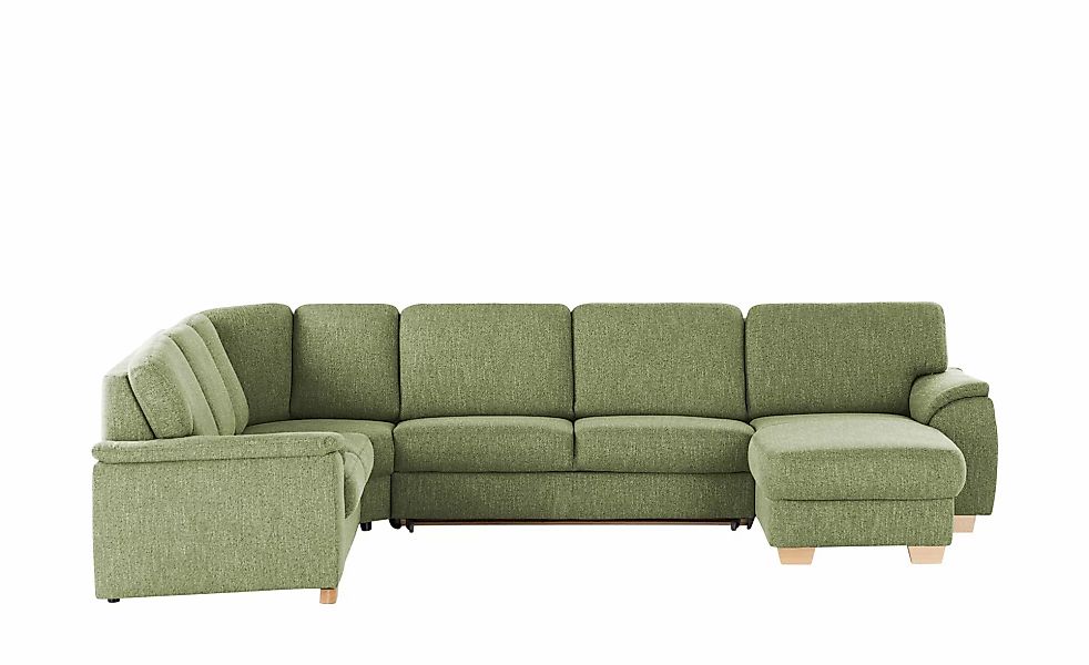 smart Wohnlandschaft  Valencia ¦ grün ¦ Maße (cm): B: 341 H: 90 T: 187.0 Po günstig online kaufen