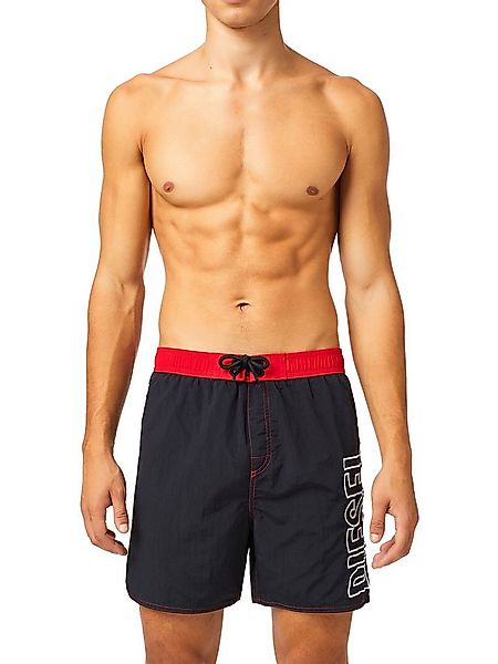 Diesel Badeshorts Badehose mit Kordelzug und Logo - BMBX-WAVE 2.017 günstig online kaufen