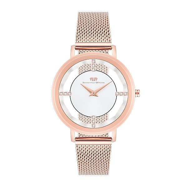Rhodenwald & Söhne Quarzuhr Lucrezia roségold, günstig online kaufen