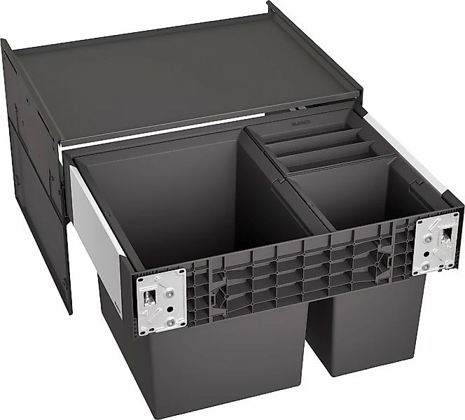 Blanco Mülltrennsystem "Select II XL 60/3" 3 Behälter Kunststoff, Stahlblec günstig online kaufen